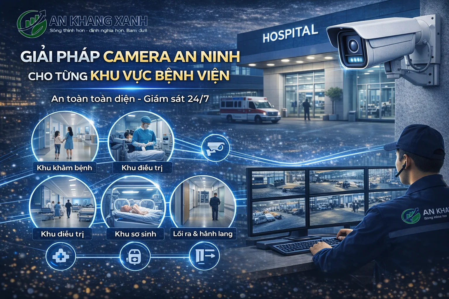 Giải Ph&aacute;p An Ninh Cho Bệnh Viện