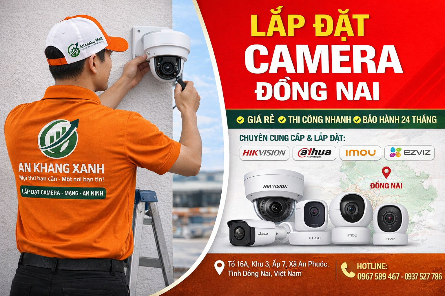 Lắp Đặt Camera tại Long Thành